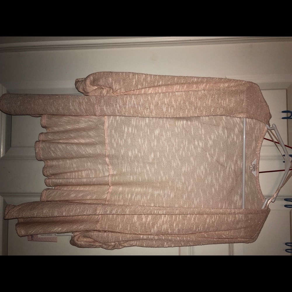 Candies Rose/ Light Pink Lightweight Cardigan